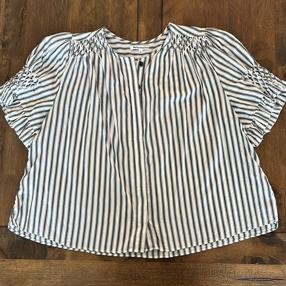 Flowy Spring Reformation Top